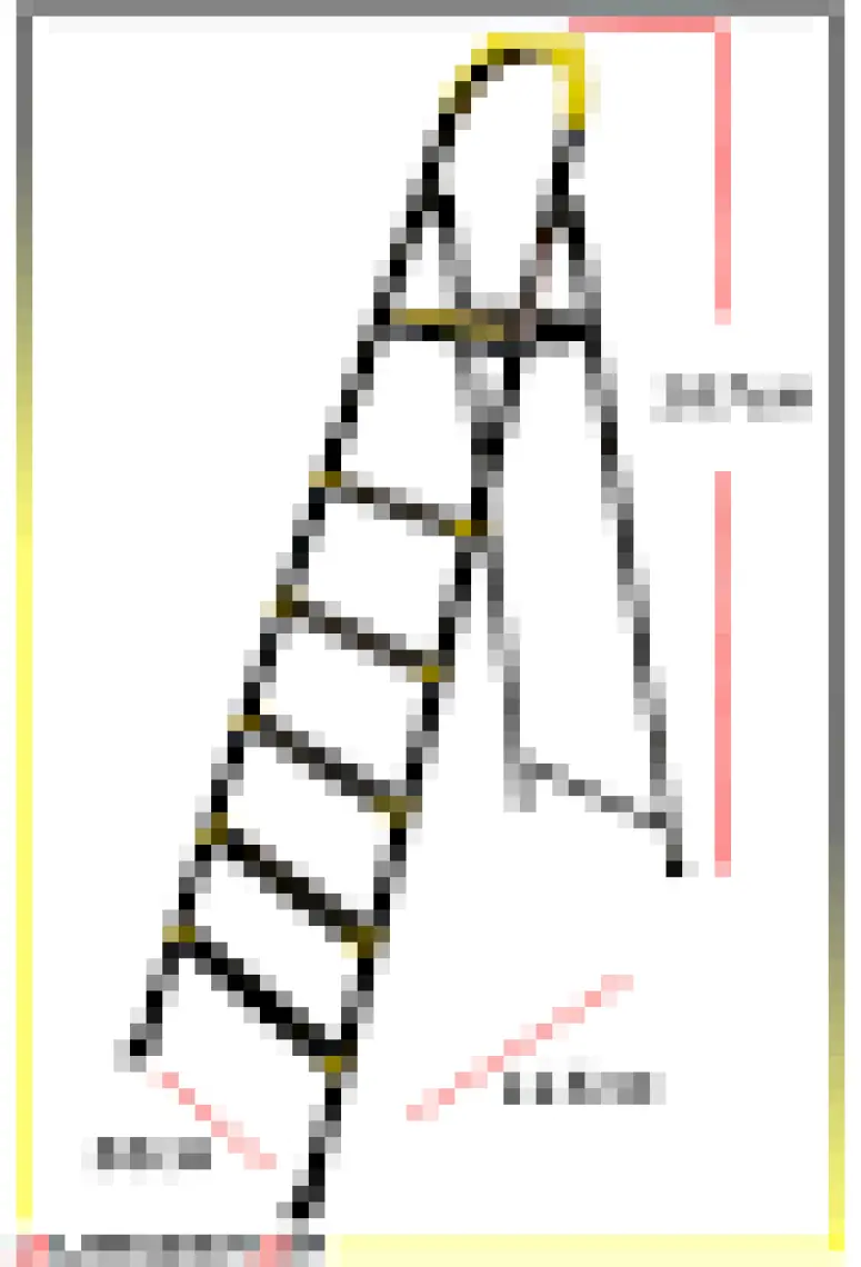 Ertekpa Leo 5+1 Basamaklı Metal Siyah Merdiven