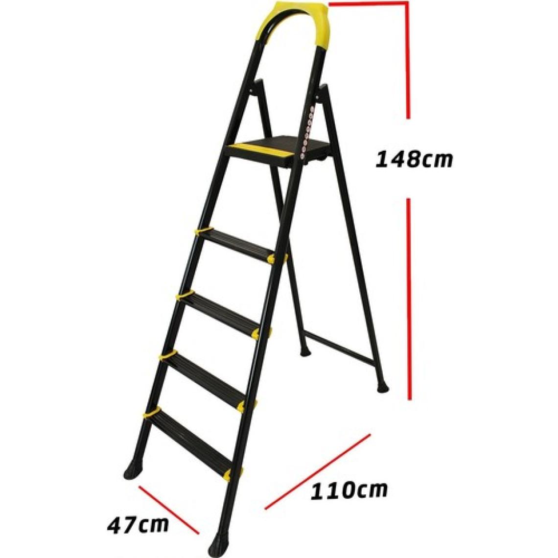 Ertekpa Leo 4+1 Basamaklı Metal Merdiven