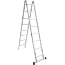 Beykon Alüminyum 8+8 Basamaklı Çok Amaçlı Merdiven