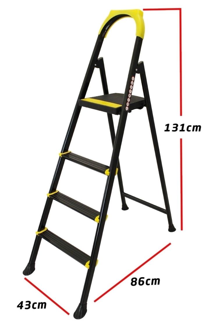 Ertekpa Leo 3+1 Basamaklı Metal Merdiven