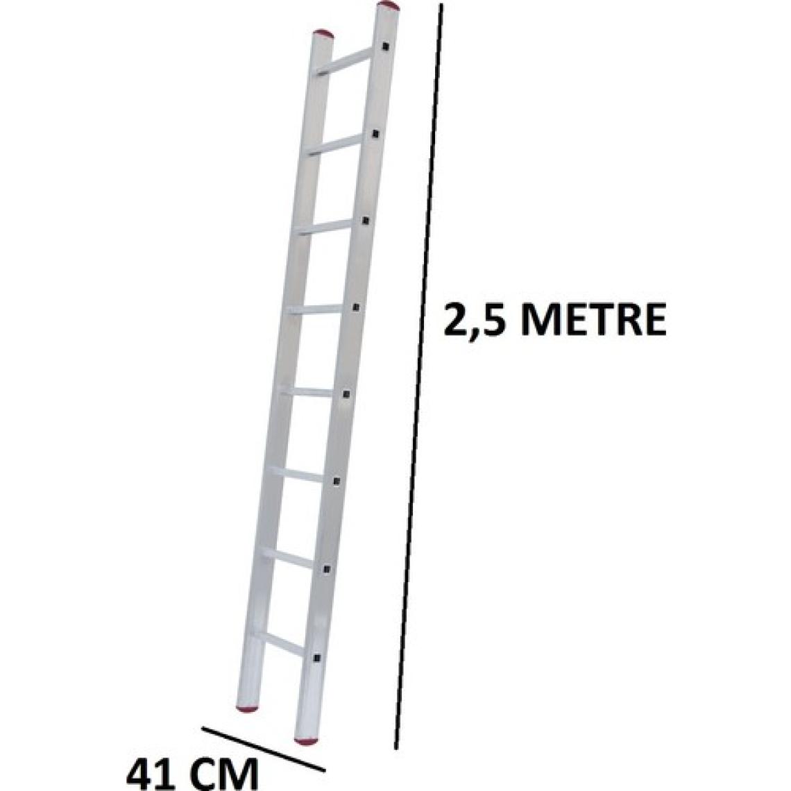 Beykon Tek Parça 2.5 Metre Alüminyum Merdiven(Ptt Merdiveni)