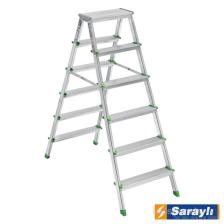 Saraylı Alüminyum Merdiven Çift Taraflı 6+6