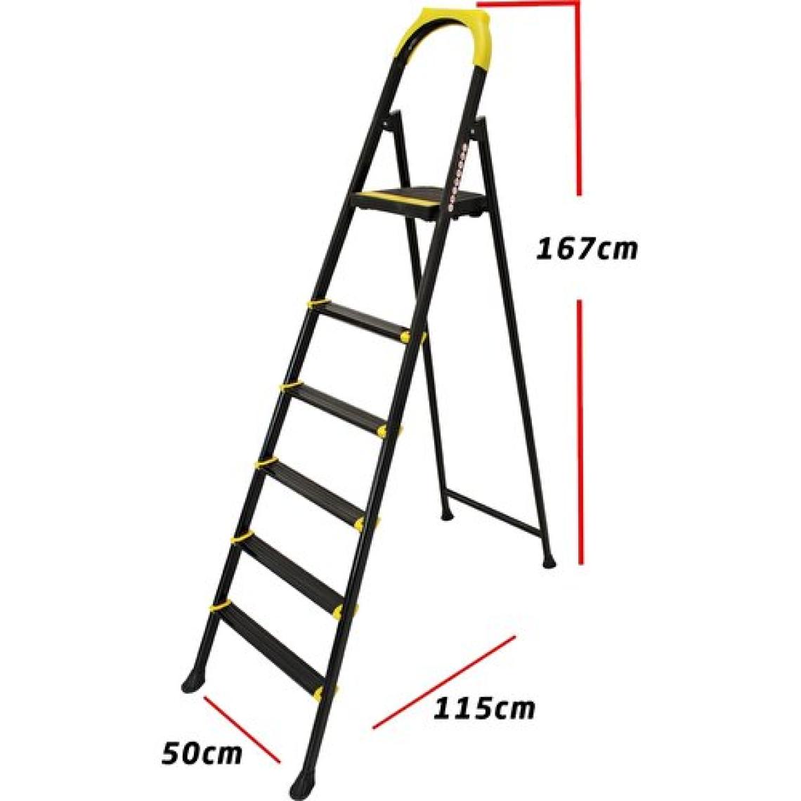 Ertekpa Leo 5+1 Basamaklı Metal Merdiven