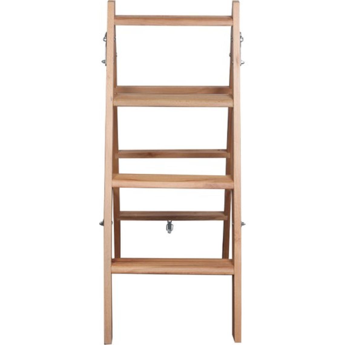 Ahşap A tipi çift taraflı kullanım 4 Basamaklı Merdiven 100x40 Cm