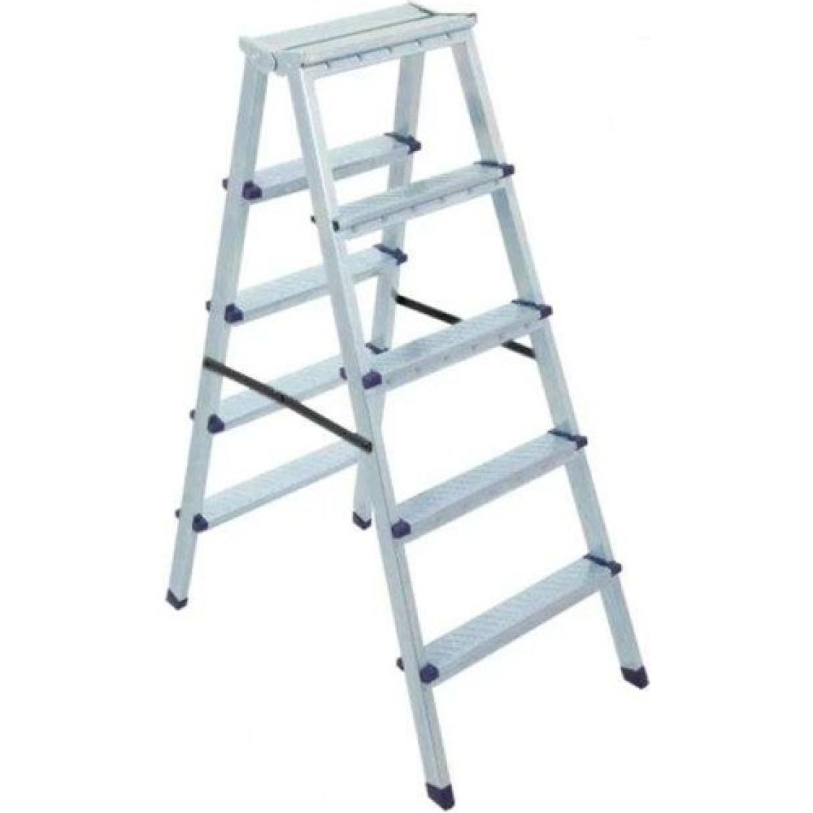 Kanat Merdiven Kanat Rita Çift Taraflı Galvanizli 0,60 Mm 5+5 Basamaklı