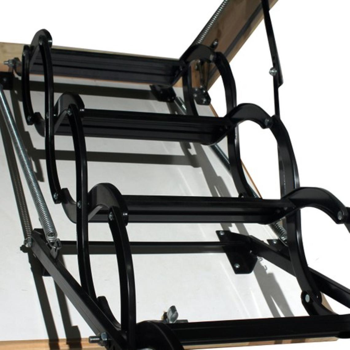 2Mm Ahşap Akordeon Metal Çatı Merdiveni 70X100 Cm