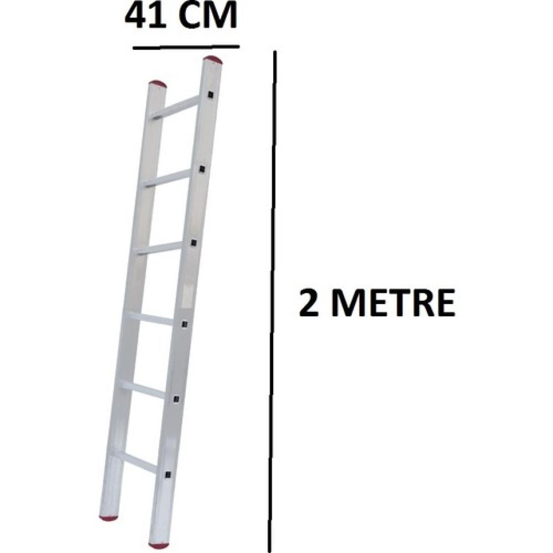 Beykon Tek Parça 2 Metre Alüminyum Merdiven(Ptt Merdiveni)