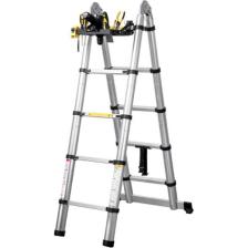 Packtech A Tipi Alüminyum Teleskopik Merdiven | 8+8 Basamak - 5 Metre