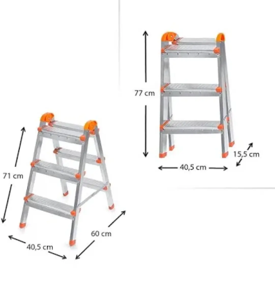 Perilla Çift Çıkışlı Merdiven 3+3