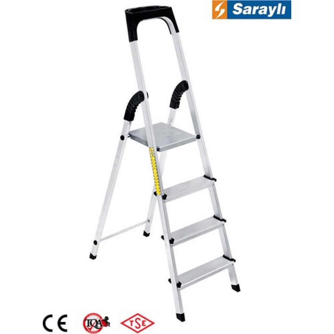 Saraylı Alüminyum Merdiven 3+1 4'lü