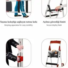 Devecioğlu Noax 6+1 Geniş Basamaklı Ev ve Iş Merdiveni