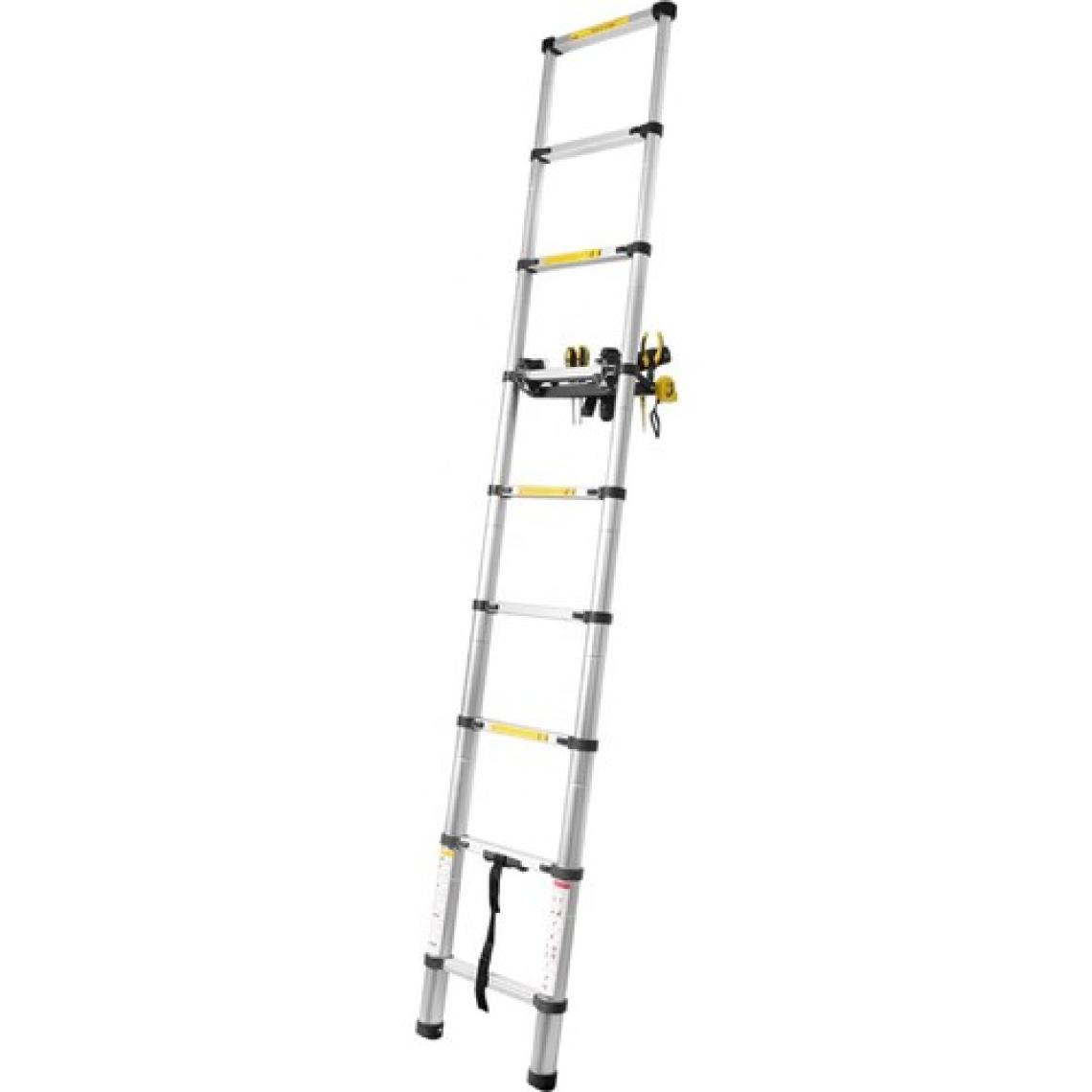 Packtech Alüminyum Teleskopik Merdiven 2.6 Metre - 9 Basamak