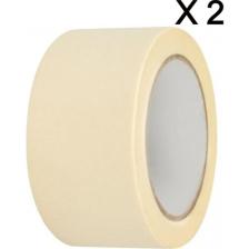 Nistabolje 2 Adet Kağıt Bant 48 mm Maskeleme Bandı Boya Bandı