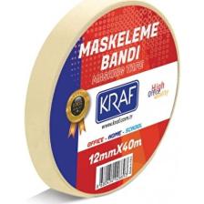 Kraf Maskeleme Bandı 12 mm x 40 M