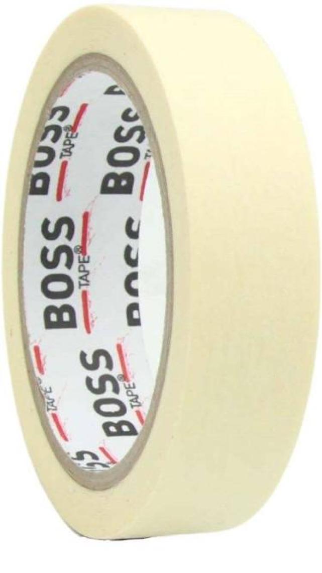 Boss Tape Beyaz Renkli Maskeleme Boya Bandı Kağıt Bant