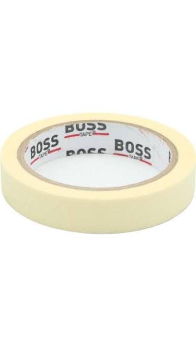Boss Tape Beyaz Renkli Maskeleme Boya Bandı Kağıt Bant