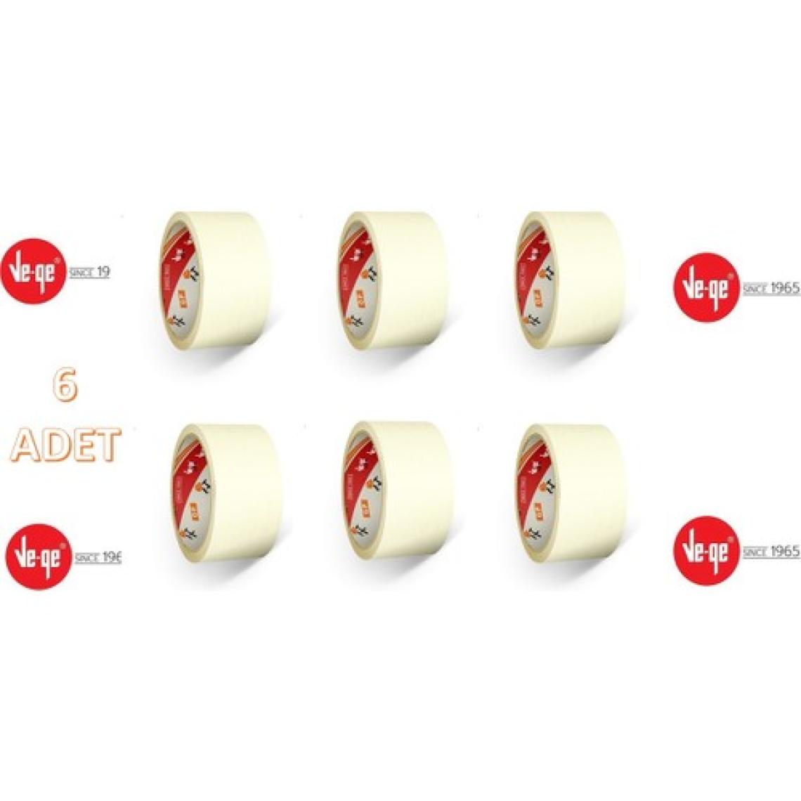 Ve-Ge Vege Maskeleme Kağıt Bant Gp 48MMX30MT (6 Adet)
