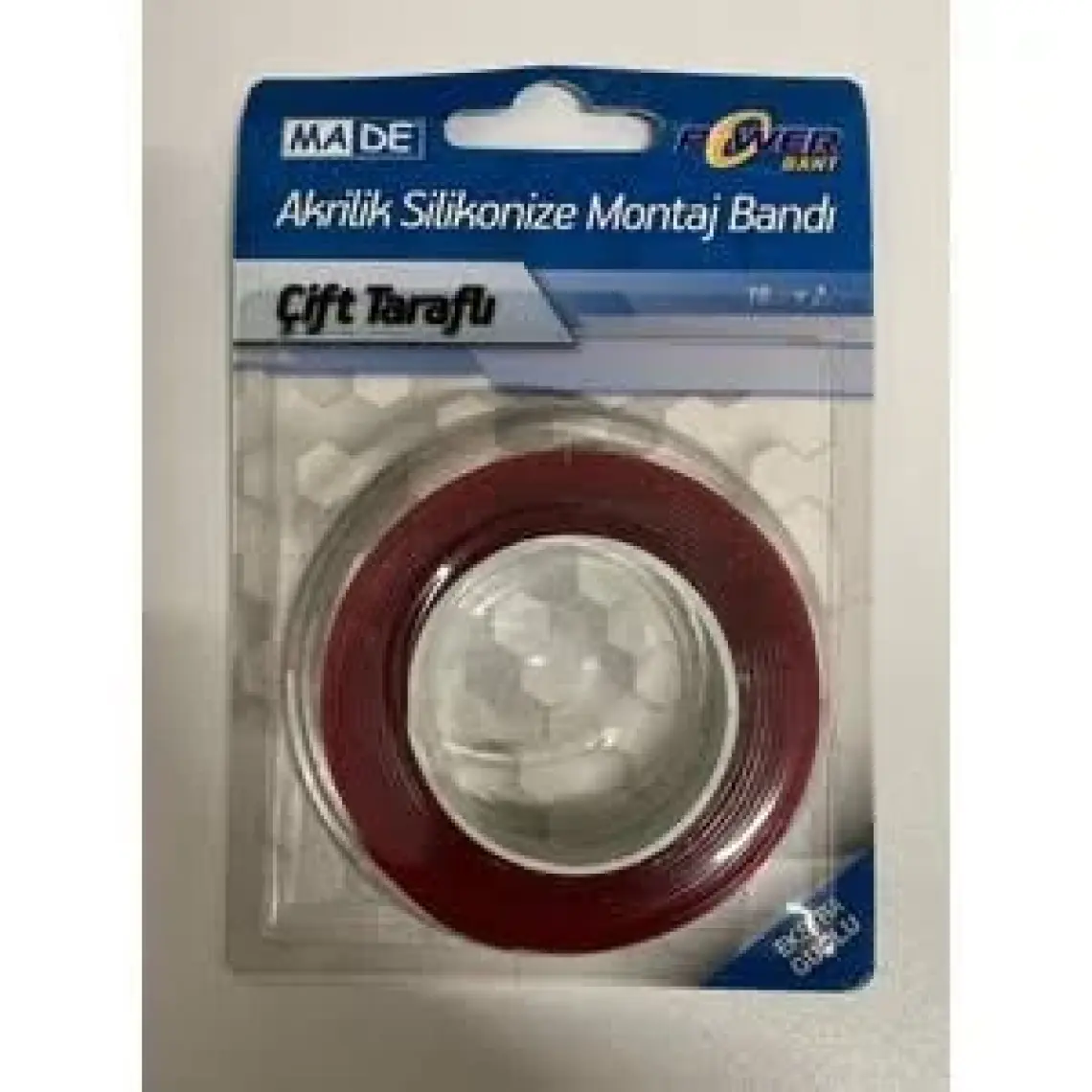 Made Akrilik Silikonize Çift Taraflı Montaj Bandı