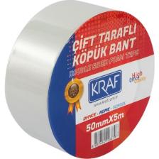Kraf Çift Tarafli Bant 50Mmx25M 2550G