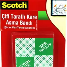 Scotch Çift Taraflı Köpük Bant Kare 3m 111