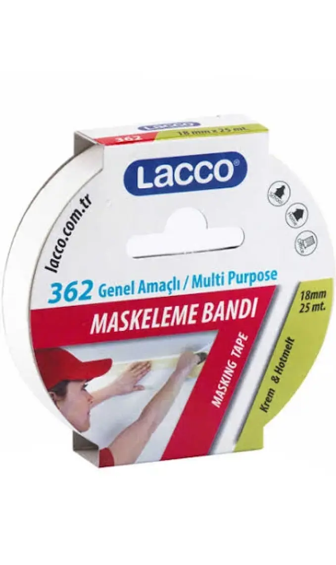 Lacco 352 Çift Taraflı Bant 18 mm x 25 m