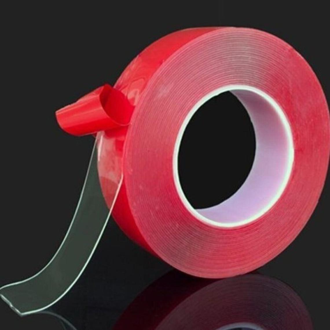 Meyzone Çift Taraflı Bant Şeffaf Silikon Bant Güçlü Yapıştırıcı Montaj Bandı 10MM x 5 Metre