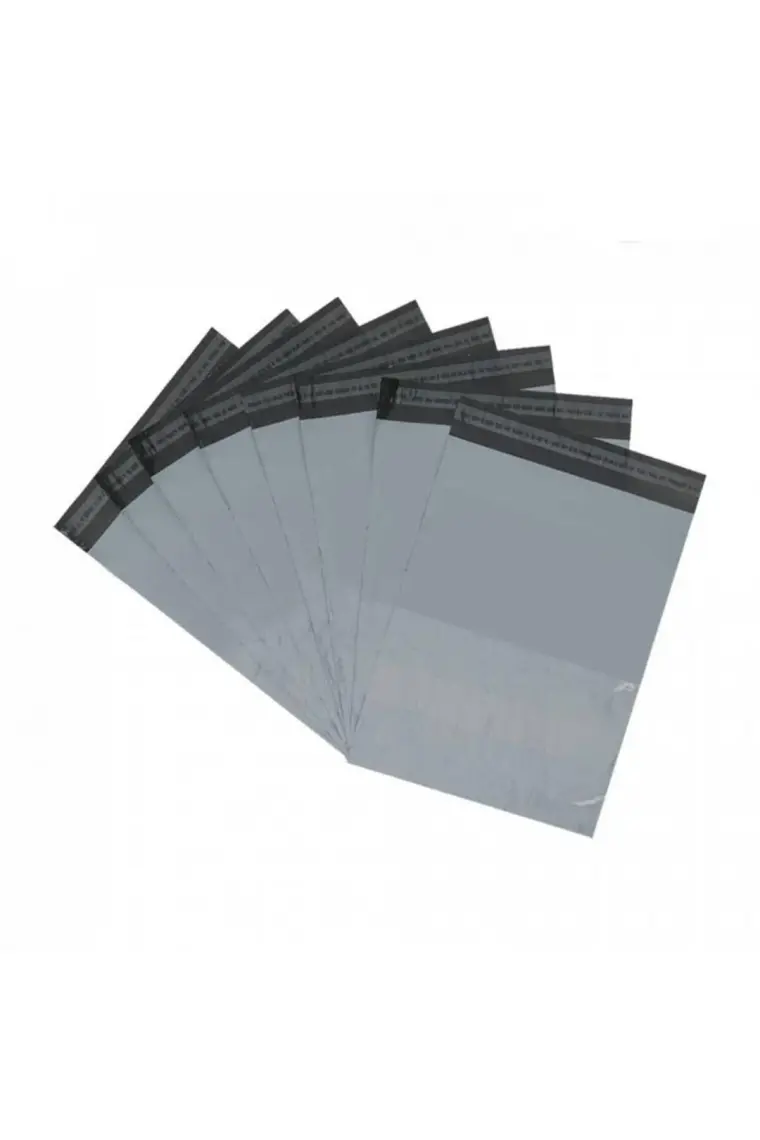 Morpack Baskısız Ekonomik Poşet Cepli Kargo Poşeti 35 x 45 + 5 100'lü
