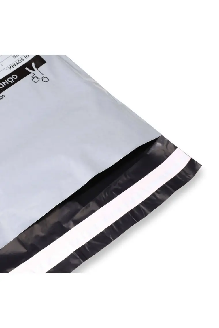 Aydın Plastik Cepsiz Gri Kargo Poşeti 30 x 37 x 5 cm 100'LÜ