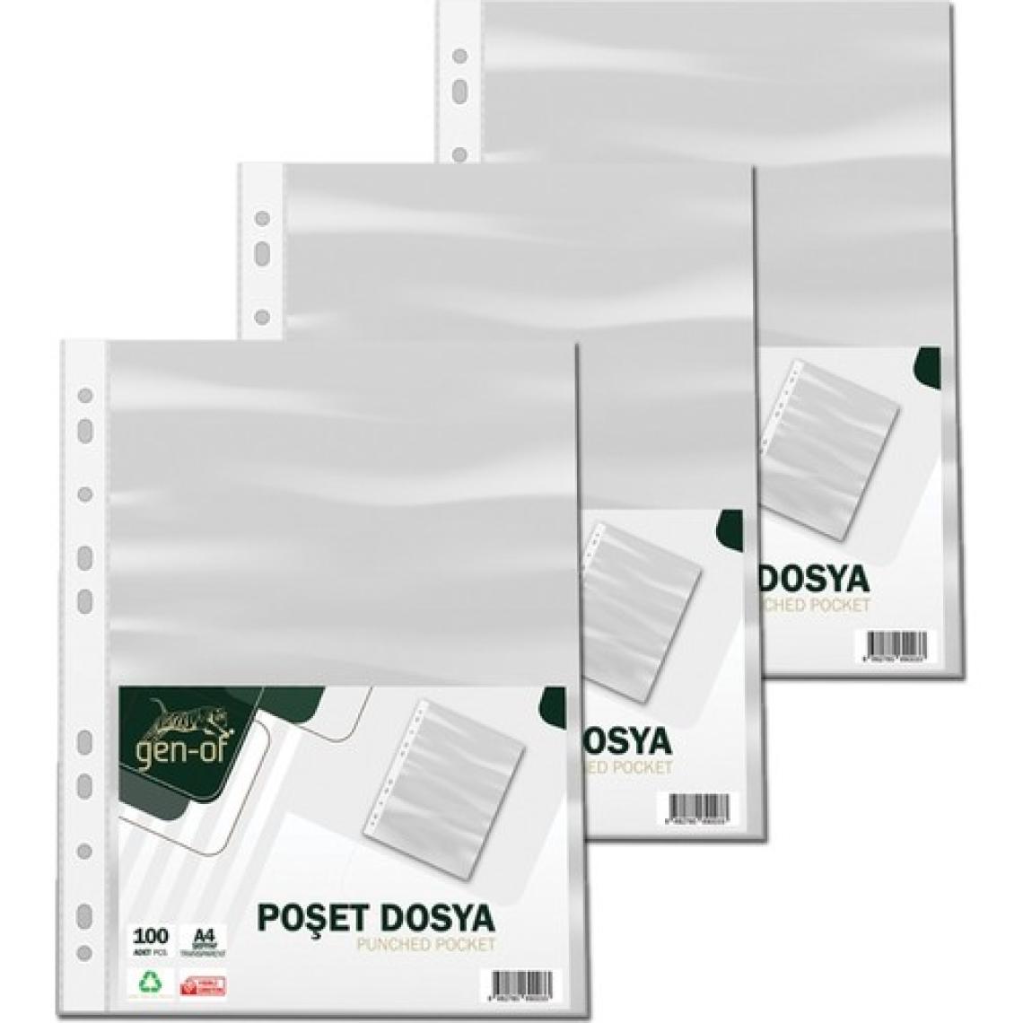 Gen-Of Poşet Dosya 100'lü 3 Paket