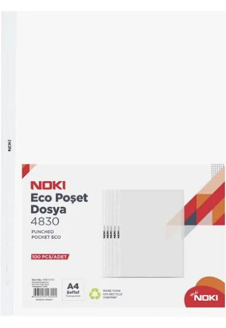Noki Poşet Dosya Eco 100'Lü Paket