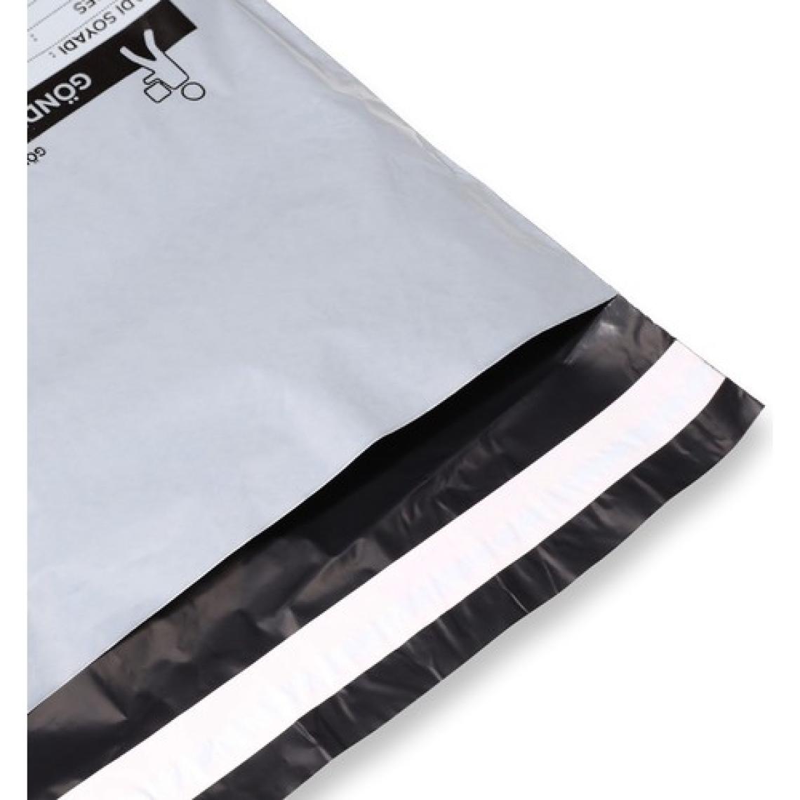 Aydın Plastik Cepsiz Gri Kargo Poşeti 24 x 30 x 5 cm 100'LÜ