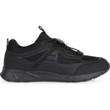 Geox Erkek Siyah Sanzio Bağcıklı Deri Sneaker U45G7A014EKC9999