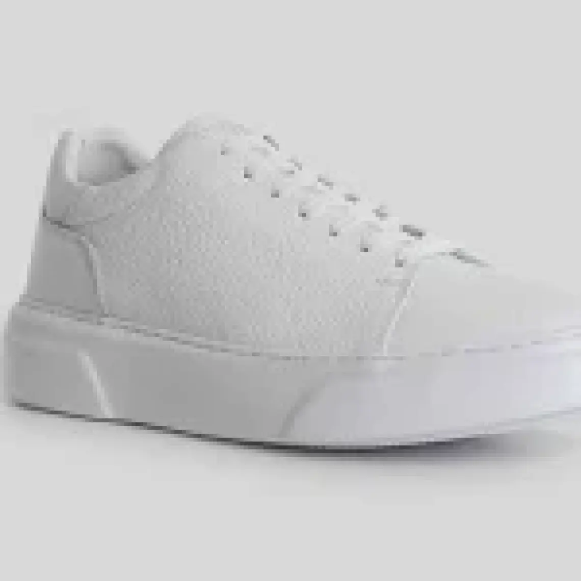 Lufian Tommy Erkek Deri Sneaker Ayakkabı Siyah