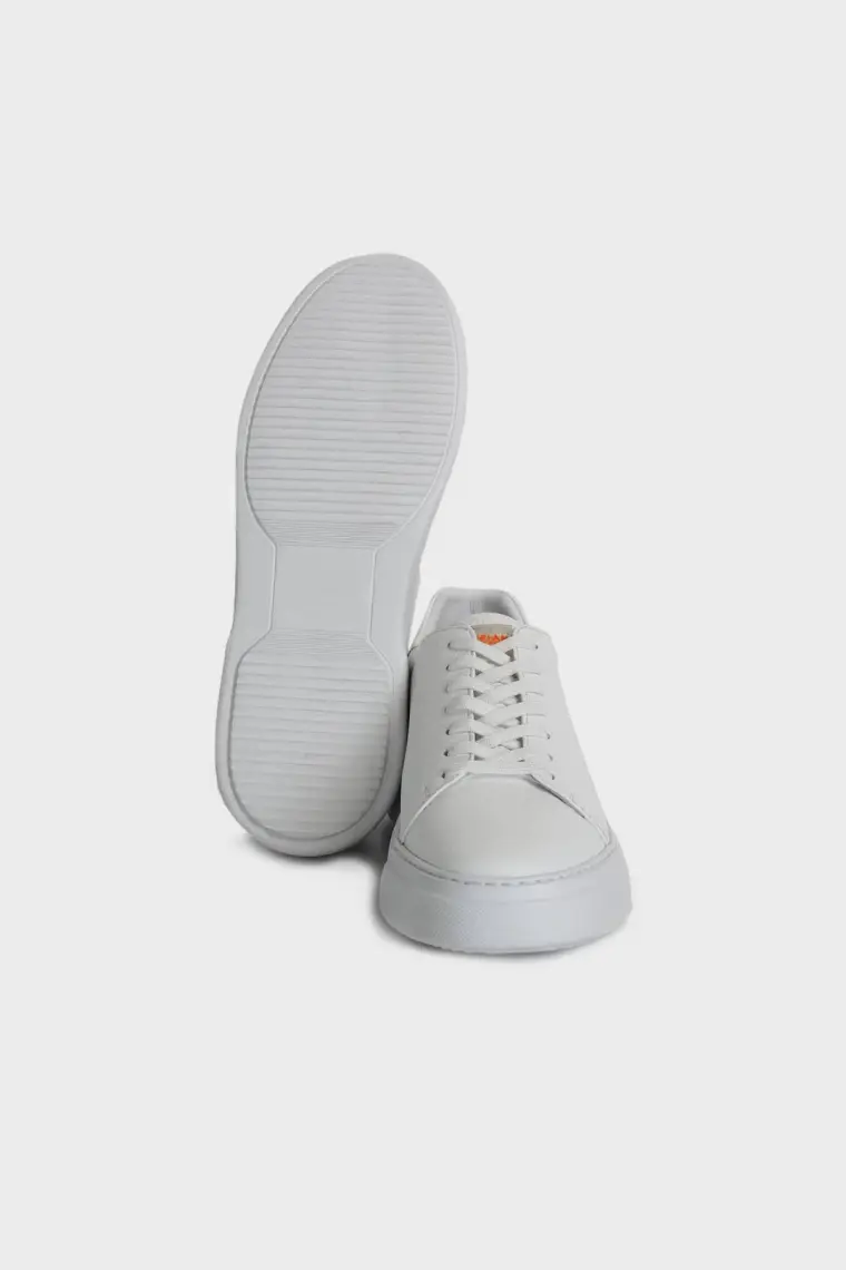 Lufian Tommy Erkek Deri Sneaker Ayakkabı Siyah