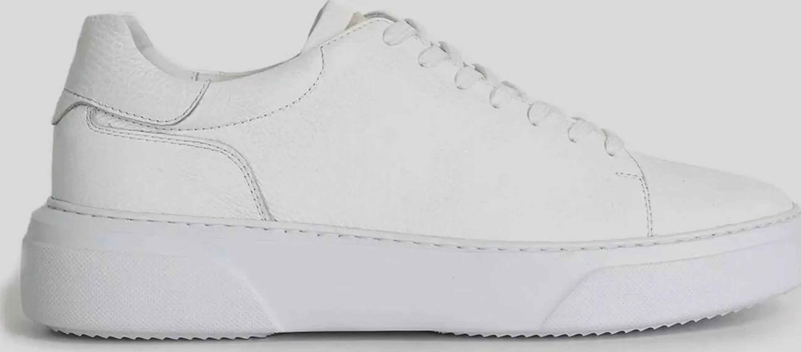 Lufian Tommy Erkek Deri Sneaker Ayakkabı Siyah