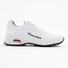 Tonny Black Erkek Beyaz Rahat Kalıp Termo Taban Bağcıklı Sneaker