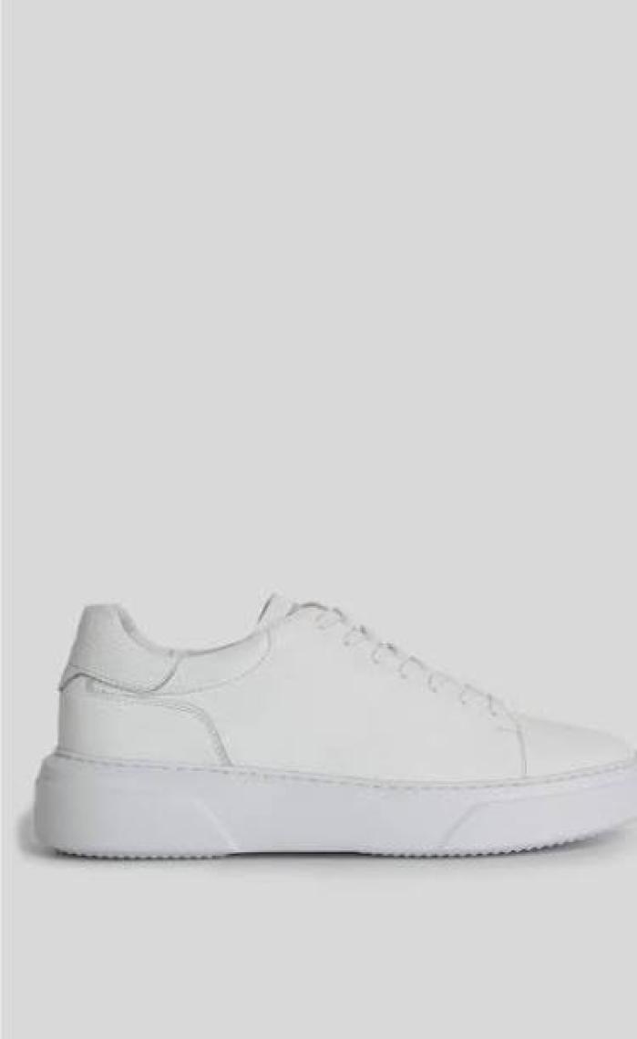 Lufian Tommy Erkek Deri Sneaker Ayakkabı Beyaz 111230187