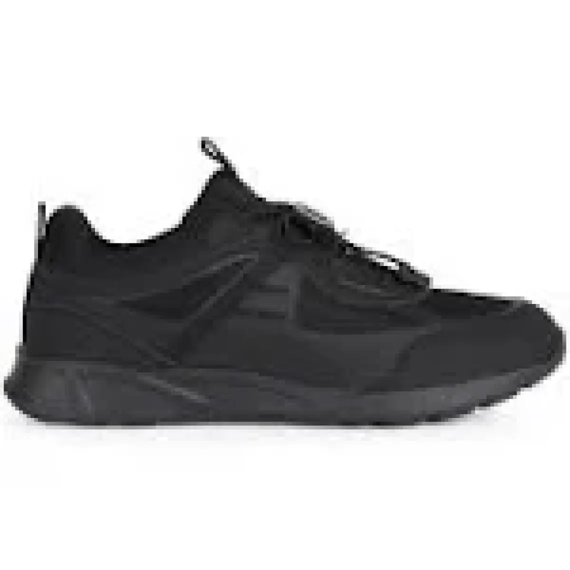 Geox Erkek Siyah Sanzio Bağcıklı Deri Sneaker U45G7A014EKC9999