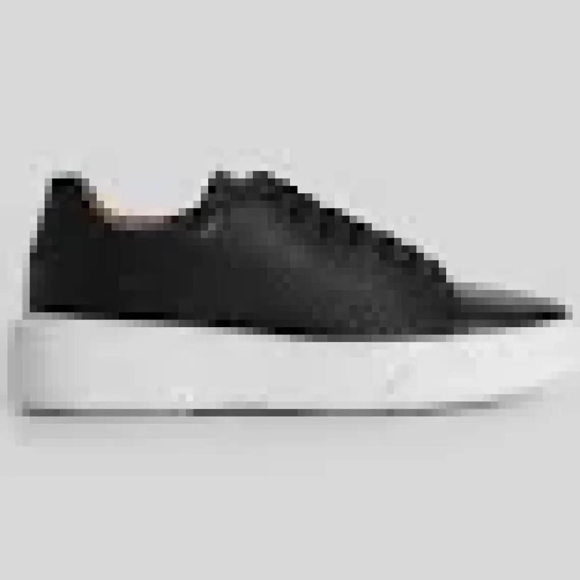 Lufian Tommy Erkek Deri Sneaker Ayakkabı Siyah