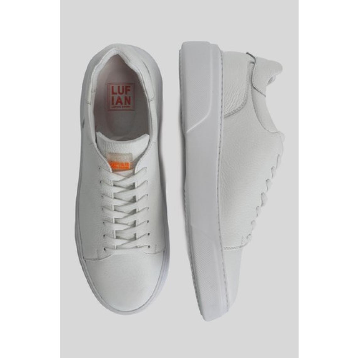 Lufian Tommy Erkek Deri Sneaker Ayakkabı Siyah