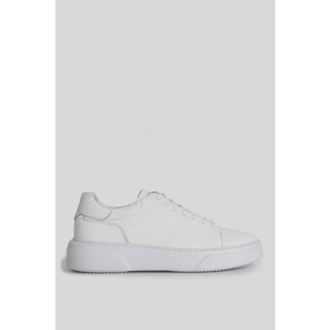 Lufian Tommy Erkek Deri Sneaker Ayakkabı Siyah