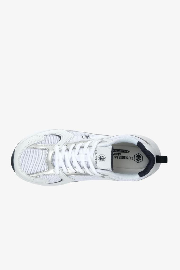 Lumberjack Pol Beyaz-Gri Kadın Sneaker