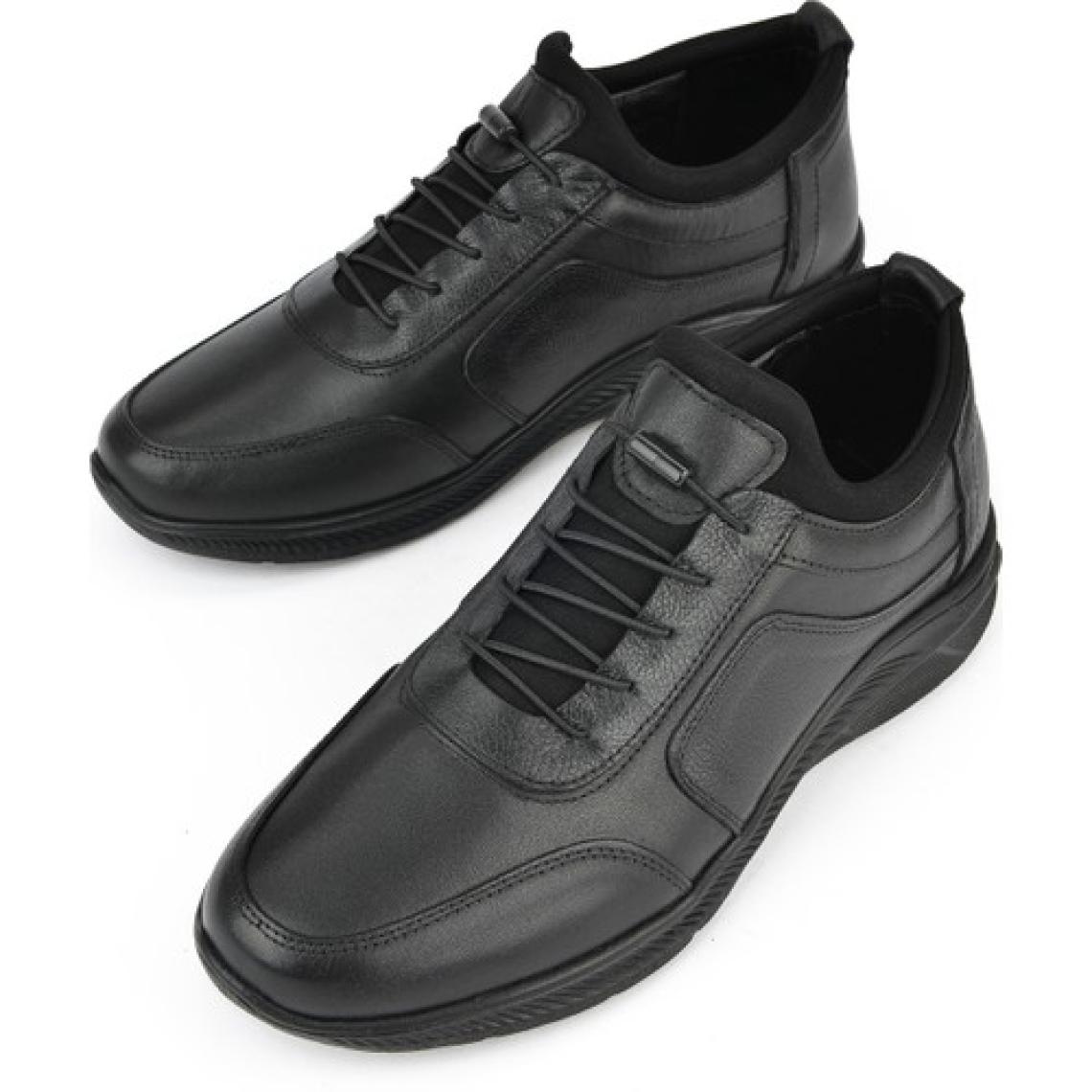 Ziya Erkek  Deri Sneaker 143423Z69 Siyah