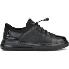 Ziya Ziya, Erkek  Deri Sneaker 143423Z701 Siyah