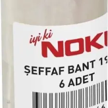 Noki Şeffaf Bant 19Mmx33M 6'Lı 19336