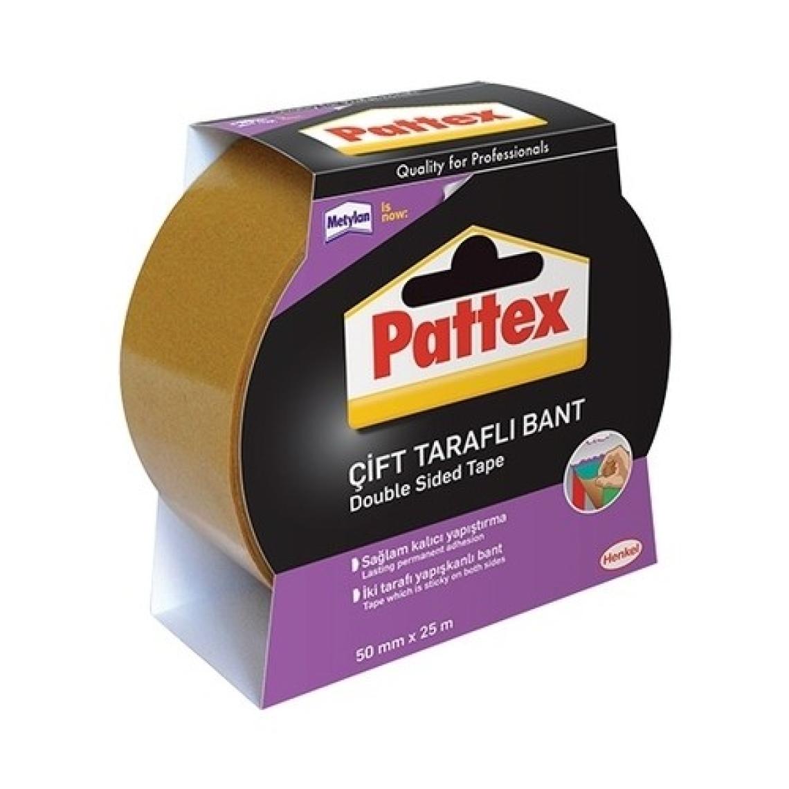 Pattex Çift Taraflı Bant 50 mm x 25 M