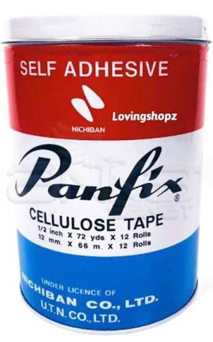 Panfix 12x66 Metre Selofon Bant 12 Adet