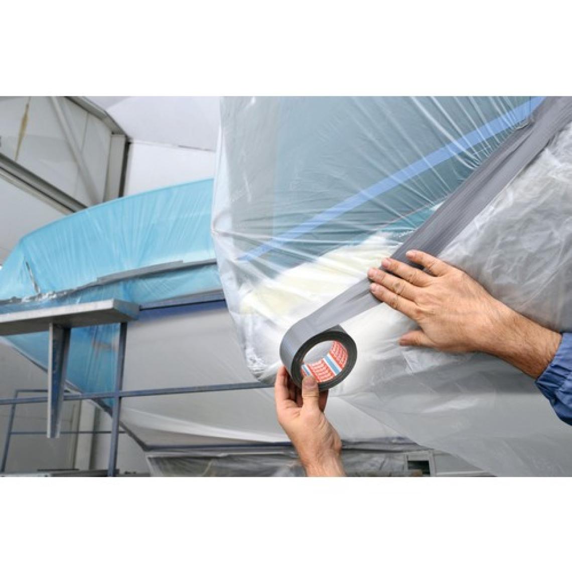 Tesa Basic Duct Bant, 25m:50mm , Gri