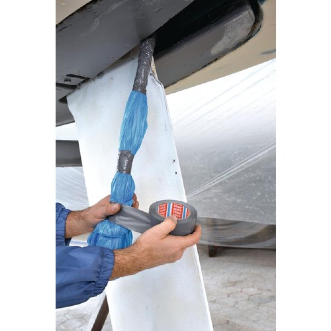 Tesa Basic Duct Bant, 25m:50mm , Gri