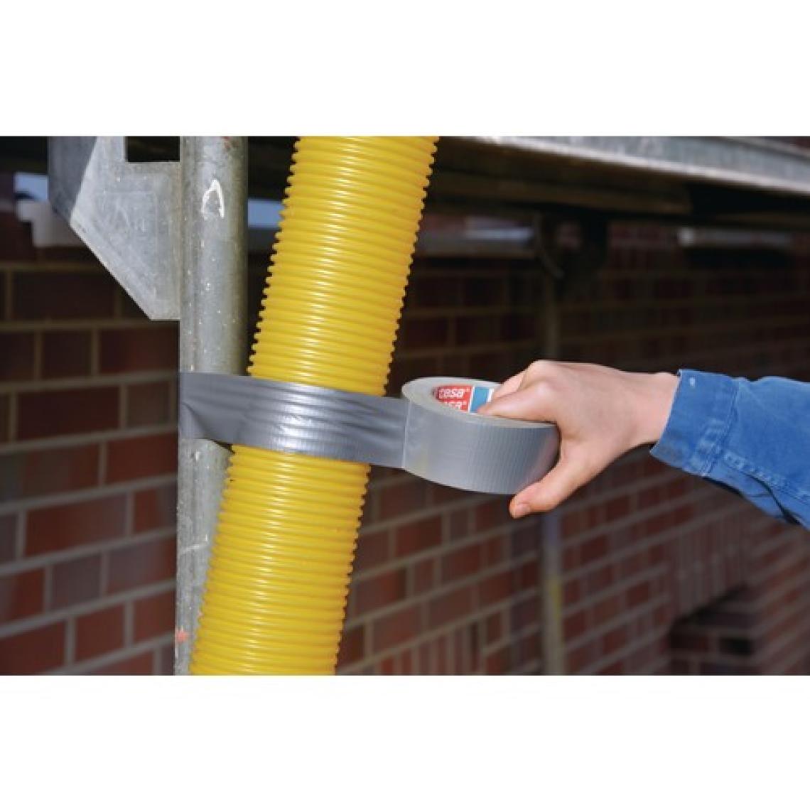 Tesa Basic Duct Bant, 25m:50mm , Gri